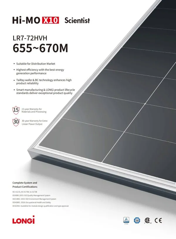 Tấm pin năng lượng mặt trời 670W | LONGi Hi-MO X10 670W
